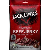 BEEF JERKY PEPPERED 50G X 10