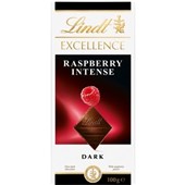 LINDT EXCELLENCE RASPBERRY 100G X 20