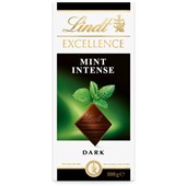 LINDT EXCELLENCE MINT INTENSE 100G X 20