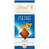 LINDT EXCELLENCE MILK CARAMEL 100G X 20