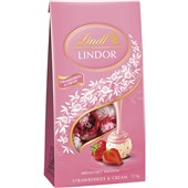 LINDOR SHARING BAG STRAWBERRIES  CREAM 125G X 8