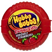 HUBBA BUBBA TAPE STRAWBERRY 56G X 12