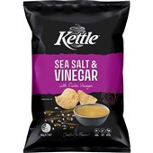 KETTLE SEA SALT  VINEGAR 165G X 12
