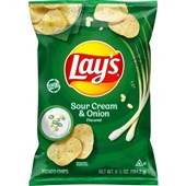 LAYS SOUR CREAM  ONION 1843G X 15