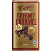 WHITTAKERS BLOCK CREAMY CARAMEL 250G X 12