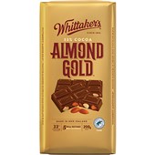 WHITTAKERS BLOCK ALMOND GOLD 200G X 14