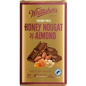 WHITTAKERS BLOCK HONEY NOUGAT ALMOND 250G X 12