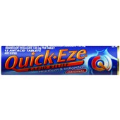 QUICK EZE ROLLS ANTACID 12PK X32