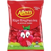 ALLENS RIPE RASPBERRIES 190G X12