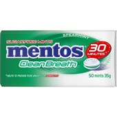 MENTOS CLEAN BREATH SPEARMINT 35G X 12