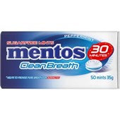 MENTOS CLEAN BREATH PEPPERMINT 35G X 12