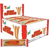 YUPI GUMMY BIG HOT DOG FRANKFURTER 32G X 24