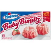 HOSTESS BABY BUNDTS STRAWBERRY CHEESECAKE X 8