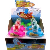 PULLBACK SPACESHIP LOLLIPOP 15G X 12