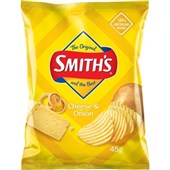 SMITHS CHEESE  ONION 45G X 18