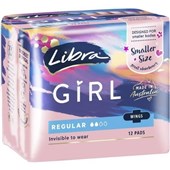 LIBRA GIRL REGULAR PADS WITH WINGS 12S X 6