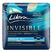 LIBRA INVISIBLE REGULAR PADS 14S X 6