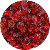 JUICY JELLY PEELED GUMMY STRAWBERRY 1KG X 6