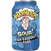 WARHEADS BLUE RASPBERRY SODA 355ML X 12