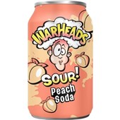 WARHEADS SODA PEACH 355ML X 12