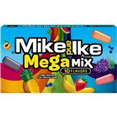 MIKE AND IKE MEGA MIX 10 FLAVOURS 120G X 12
