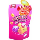 JUICY JELLY PEELED PARTY MIX 120G X 12
