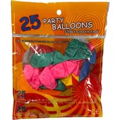 BALLOONS ASSORTED 25PK X 12