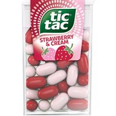 TIC TAC STRAWBERRY CREAM 24G X 24