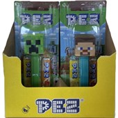 PEZ DISPENSER MINECRAFT 17G X 6