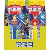 PEZ DISPENSER DC SUPERHEROES 17G X 6
