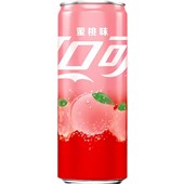 COKE PEACH JAPAN 330ML X 24