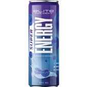 ELITE SUPER ENERGY BLUE RASPBERRY 355ML X 12