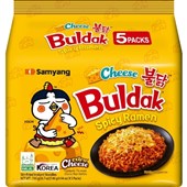 BULDAK HOT CHICKEN HOT CHEESE 5PK X 140G
