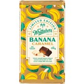 WHITTAKERS BLOCK BANANA CARAMEL 250G X 12