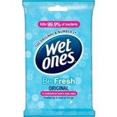 WET ONES ORIGINAL TRAVEL PACK 15PK X 10
