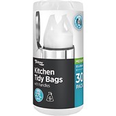 KITCHEN TIDY BAGS WHANDLE 27L X 30PK