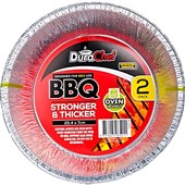 DEEP DISH ROUND FOIL TRAYS X 2PK